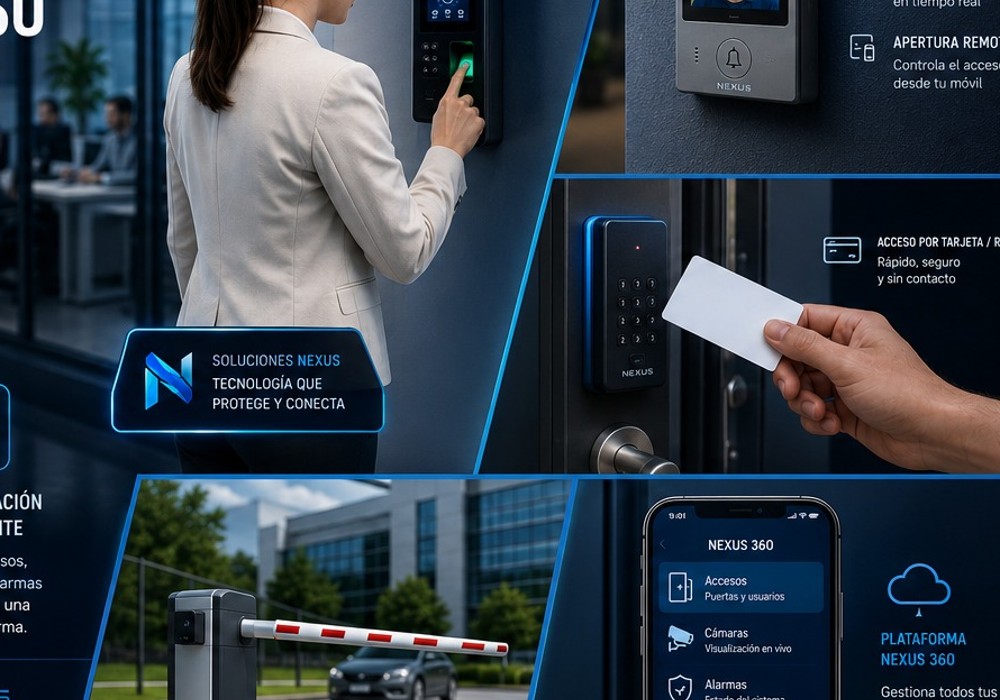 Control de acceso, biometría y automatización